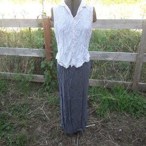 Vintage CP Shades Blue/gray straight skirt